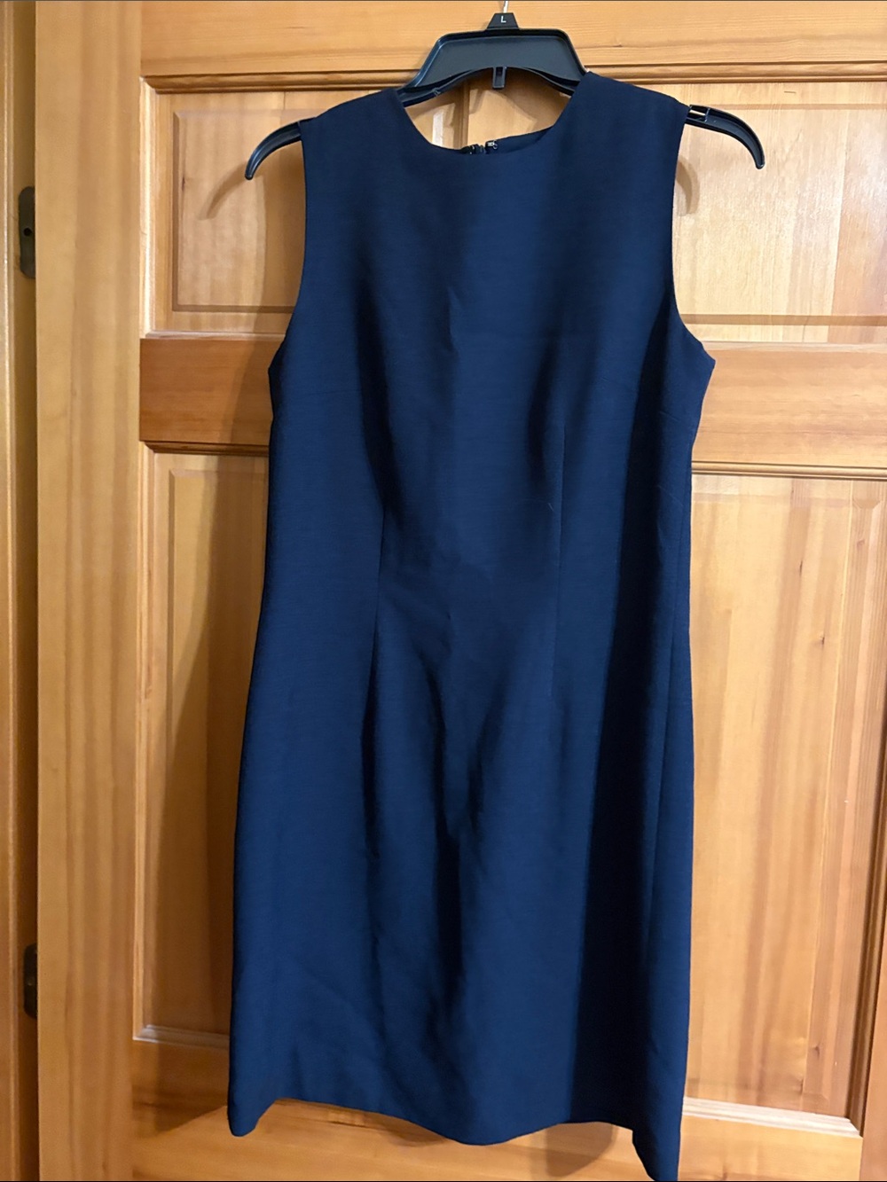 Amanda Smith Navy Sleeveless Shift Dress
